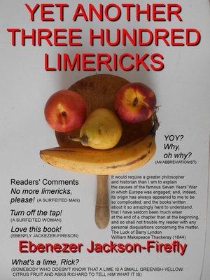 cover image of Yet Another Three Hundred Limericks